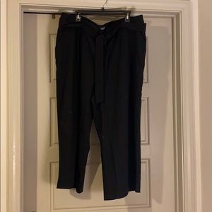 Wide legged black pants from ASOS.
